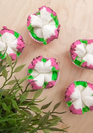 Foto resep Bolu kukus semangka mekar