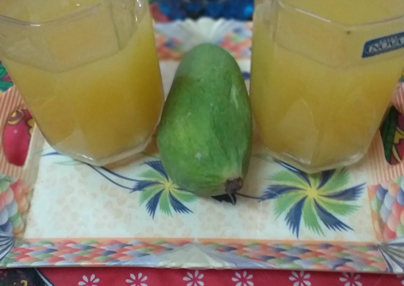 Raw mango squash