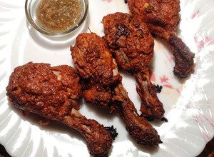 A picture of Baked Chicken Drumsticks.
