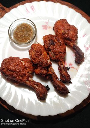 A picture of Baked Chicken Drumsticks.