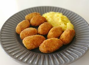 Una foto de Croquetas veganas de heura