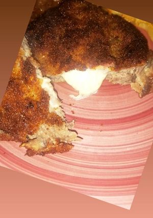 Una foto de Escalopas rellenas de queso