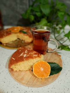 عکسی از دستور کیک نارنگی نارگیلی (ولادت امام حسن عسگری ع)