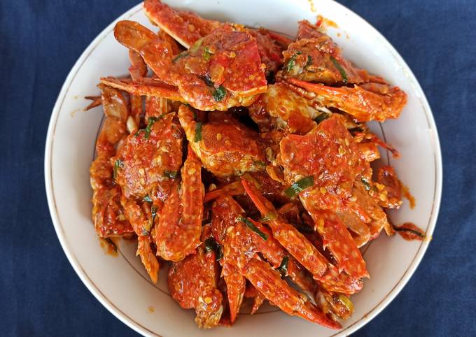 Kepiting saus padang