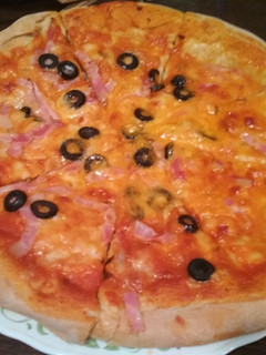 Una foto de Pizza casera