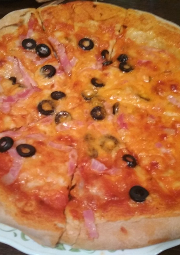 Una foto de Pizza casera