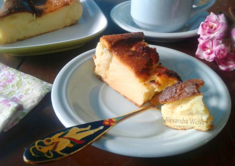 Resep Basque Burnt Cheese Cake yang Enak Banget