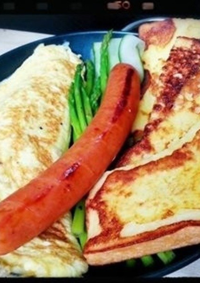 爆漿歐姆蛋不失敗（附簡單版法式土司做法） 的食譜成品照片