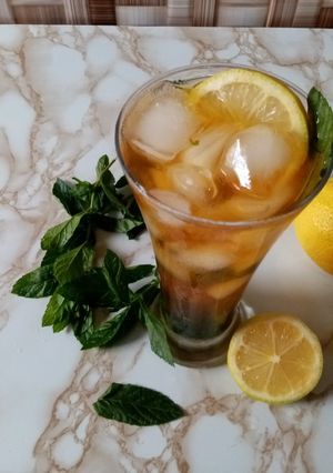 صورة لوصفة شاي مثلج iced tea