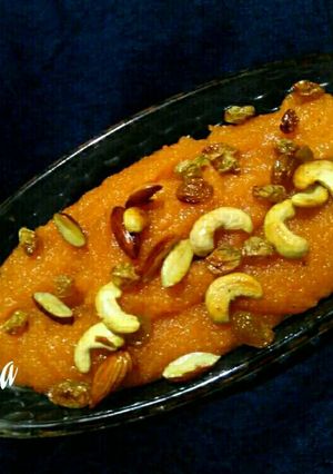 A picture of Rava Kesari.
