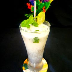 Ice Apple Mint Chia Cooler - Tadgola Pudina Chia Sharbat A picture of Ice Apple Mint Chia Cooler - Tadgola Pudina Chia Sharbat.