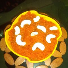 A picture of Gajar ka halwa.