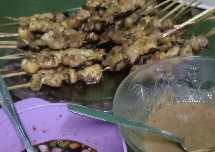 Sate ayam simpel