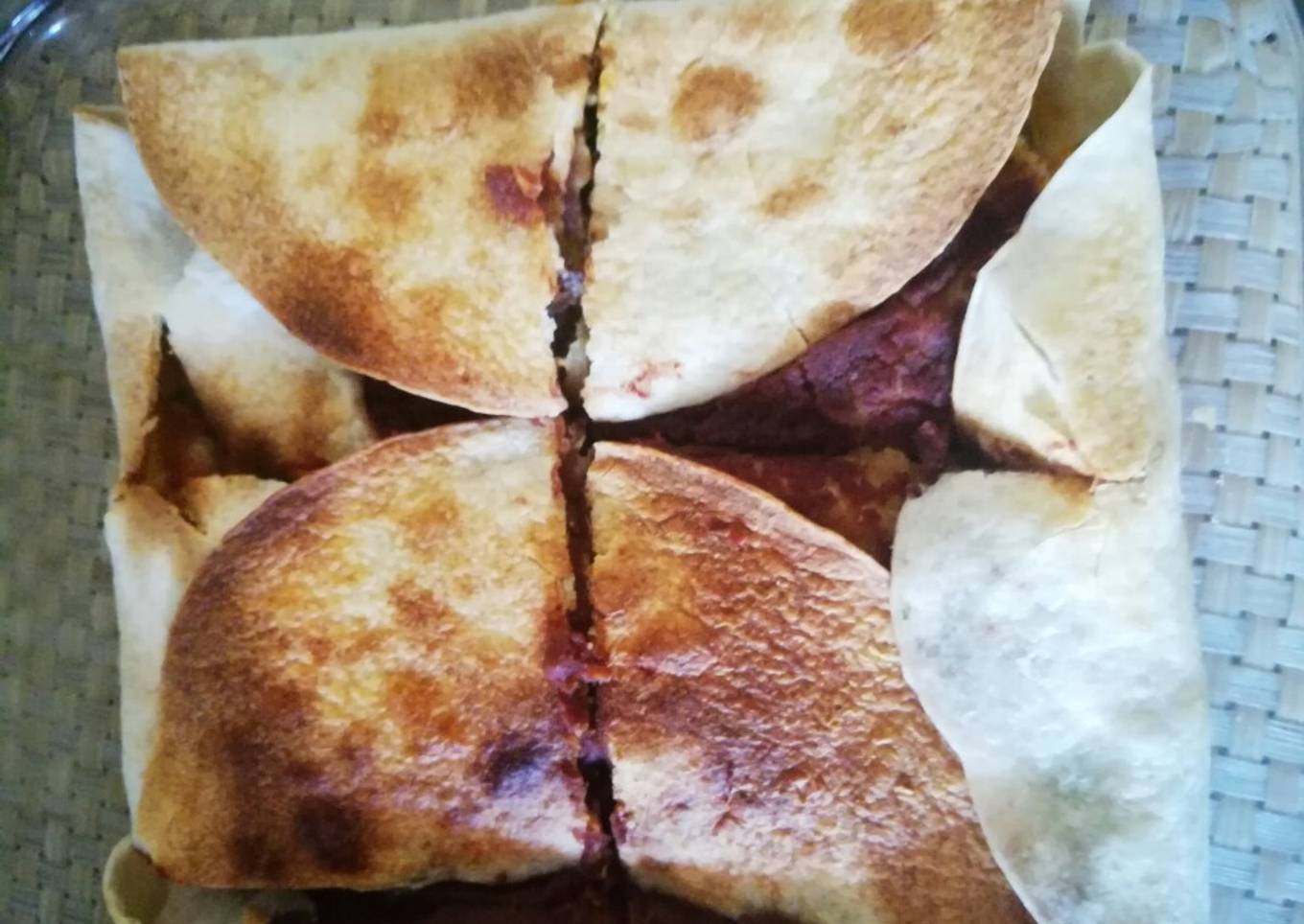 Pastel estilo crunchy wrap (tco bell)