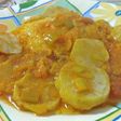Bacalao en salsa de puerro y cebolla