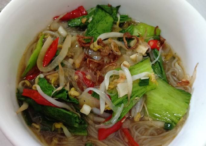 Anti Ribet, Bikin Soun Kuah Toge Pokcoy Irit Anti Gagal