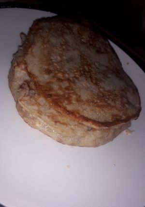 Una foto de Hotcakes de banana y avena