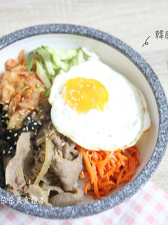 韓國烤肉拌飯 的食譜成品照片