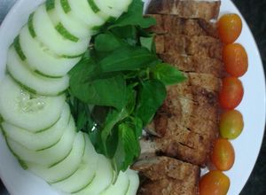 Hình của món Thịt Ba Chỉ Chiên Ngũ Vị.