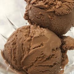 A picture of Homemade Chocolate Ice Cream.