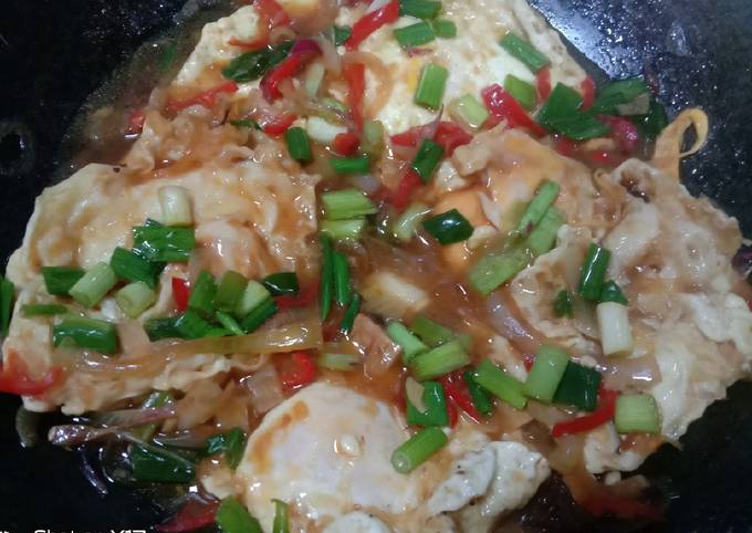 Telur ceplok saus kecap