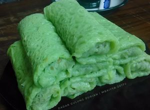 Foto resep Dadar Gulung Isi Inti Kelapa Durian