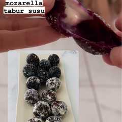 รูปของ BOLUBI UNGU mozarella susu #kidsfriendly