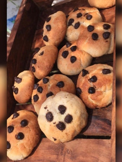 A picture of Nutella centered cookies.