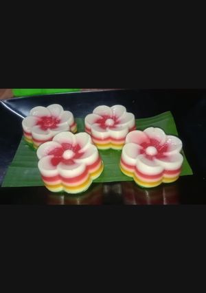 Foto resep Kue lapis rainbow