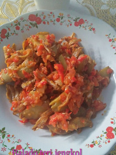Foto resep Balado teri jengkol
