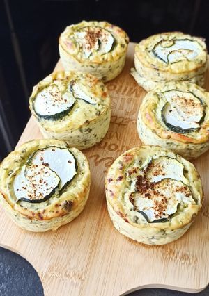 Une photo de Flans de courgettes