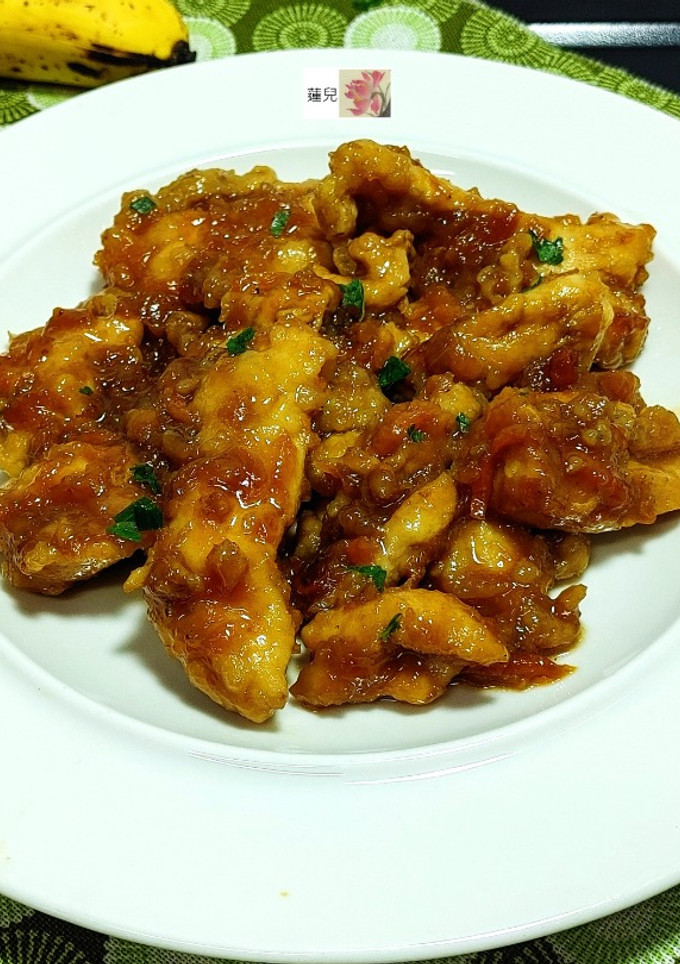 橘醬糖醋雞柳 的食譜成品照片