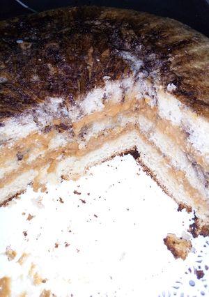 Una foto de Súper Bizcochuelo Marmolado c/ relleno