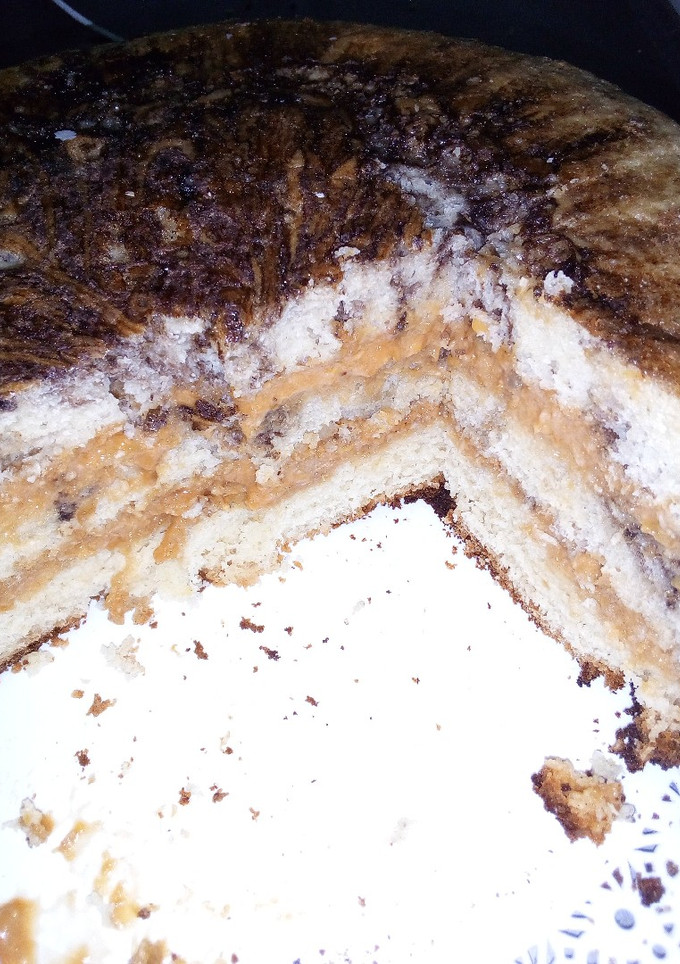 Una foto de Súper Bizcochuelo Marmolado c/ relleno