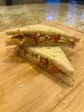 Egg Masala Sandwich