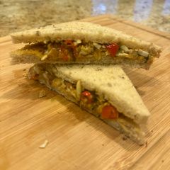 A picture of Egg Masala Sandwich.