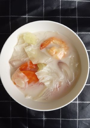 Gambar Sayur kobis masak lemak putih 🥬