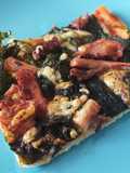 Pizza de pulpo y grelos 🍕🐙