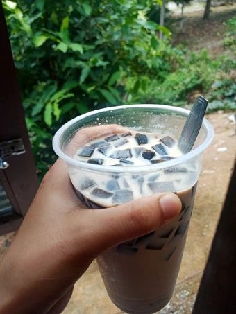 Langkah Mudah untuk Menyiapkan Resep Es capcin (Capucino Cincau) yang  Bikin Ketagihan Anti Ribet, Sempurna