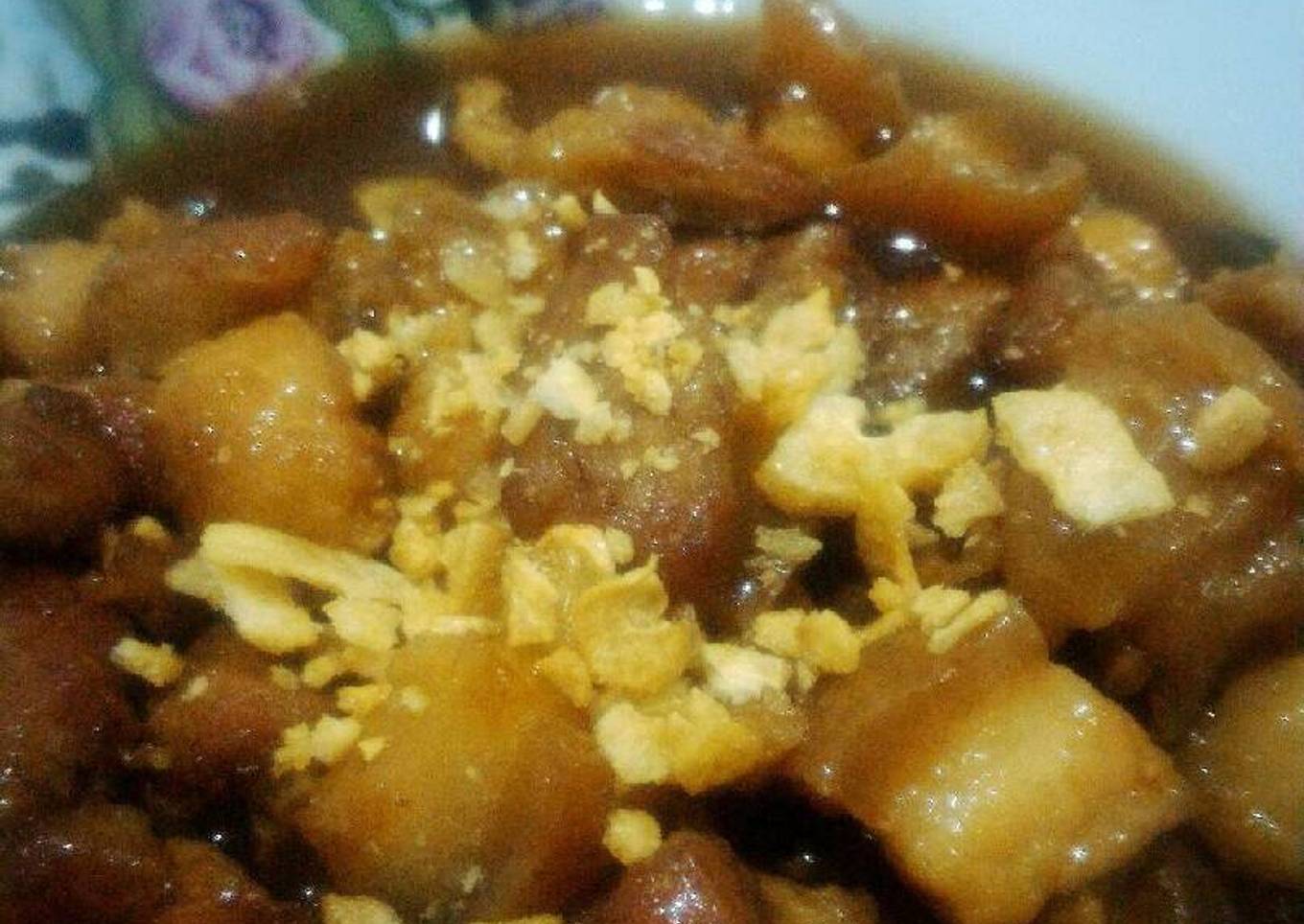 Babi kecap simple