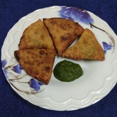 Punjabi samosa A picture of Punjabi samosa.