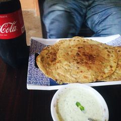 A picture of Qeema pratha.