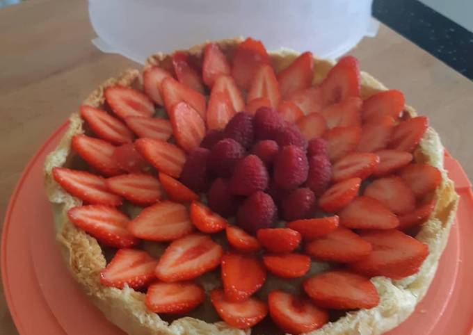 Tarte aux fruits rouges