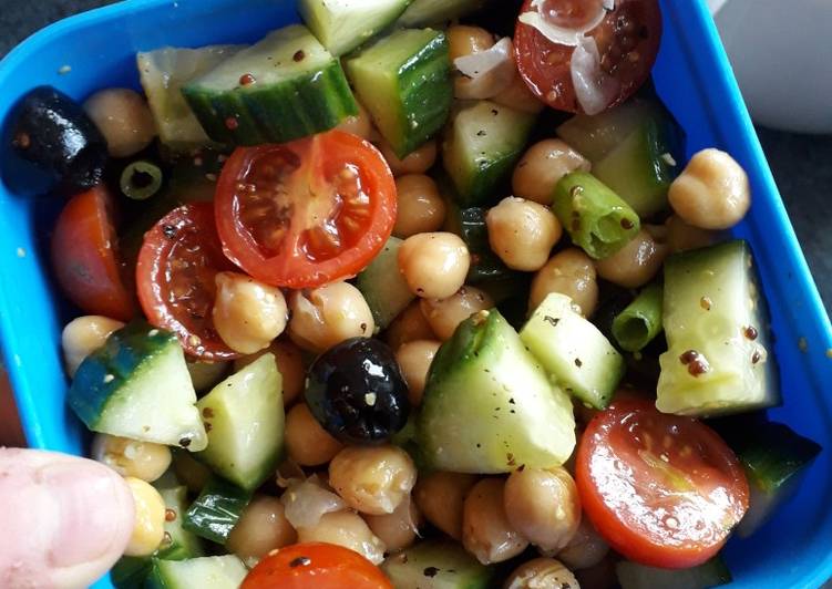 Easiest Way to Make Super Quick Homemade Chick pea salad