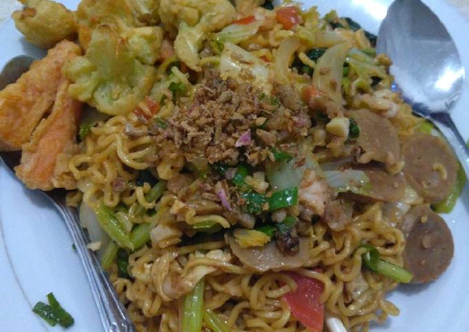 Resep Mie goreng basah Anti Gagal
