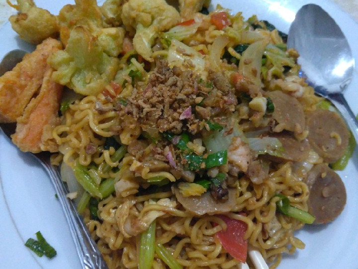 Resep Mie goreng basah Anti Gagal