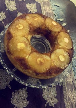 صورة لوصفة كيكة الأنناس