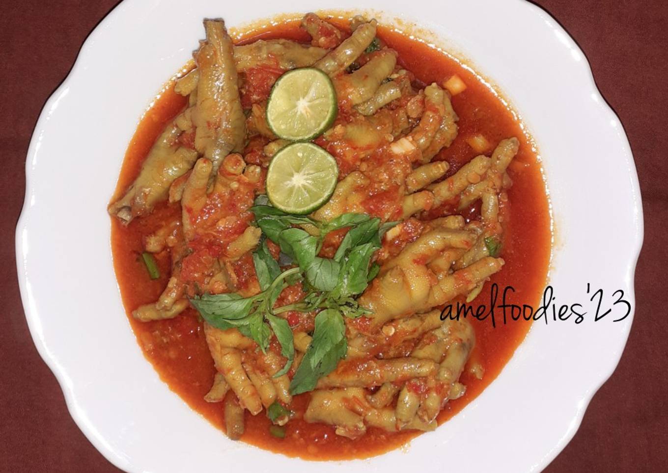 Ceker ayam pedas