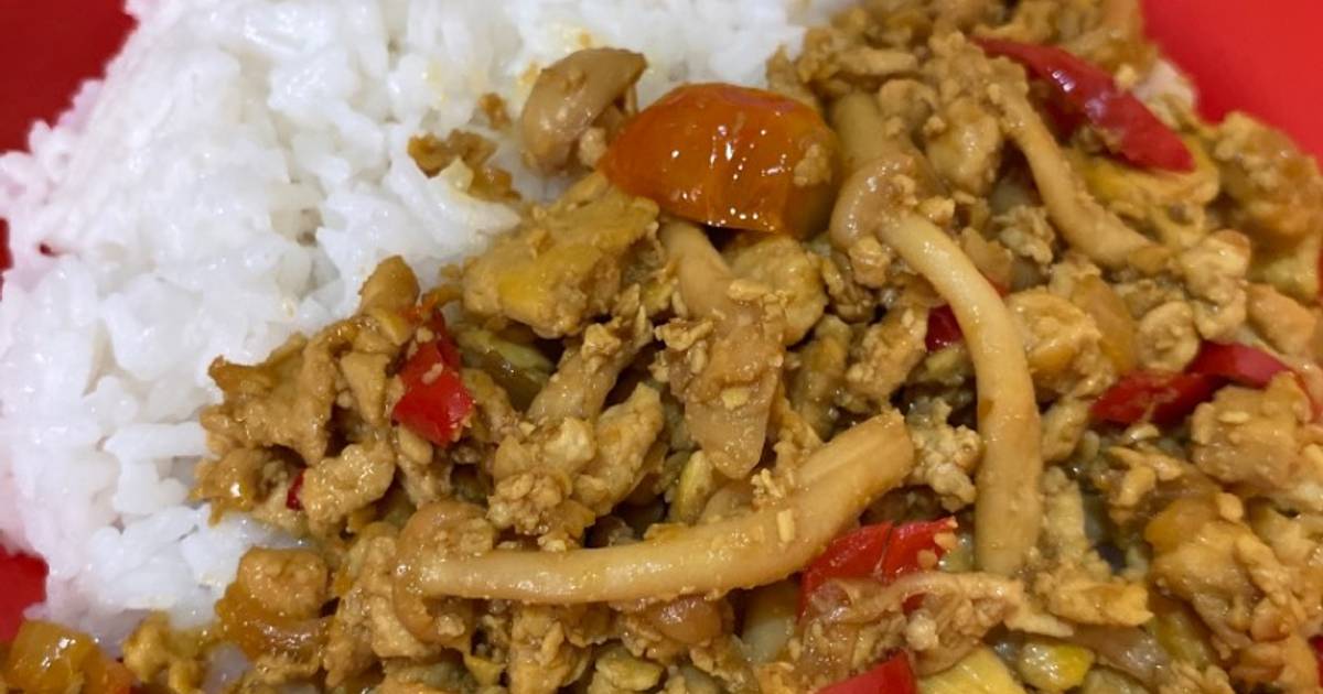 Resep Tumis kecap tahu ayam jamur shimeji oleh mrssetiaji Cookpad