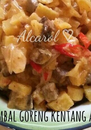 Foto resep Sambal Goreng Kentang Ati 💗